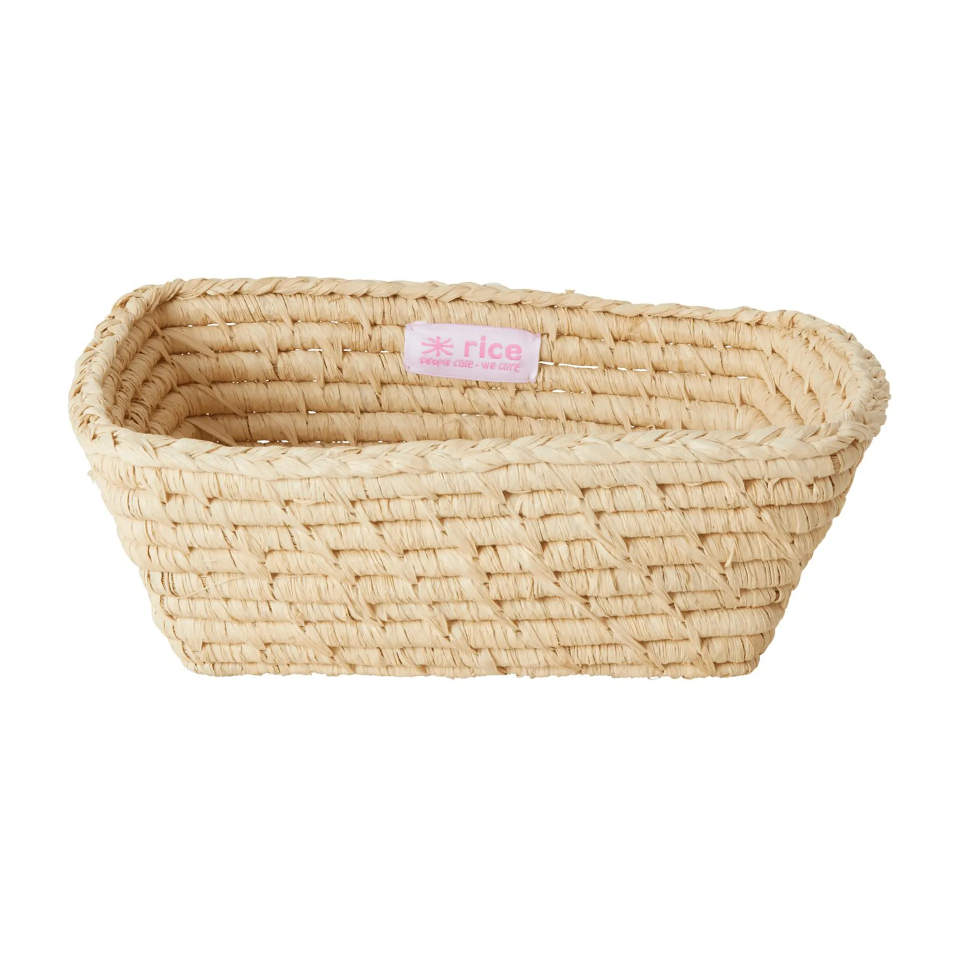 Set de 4 paneras Rice rafia, Disco ball RICE