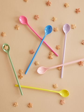 Set de 6 cucharas alargadas Rice melamina - Multicolor - RICE