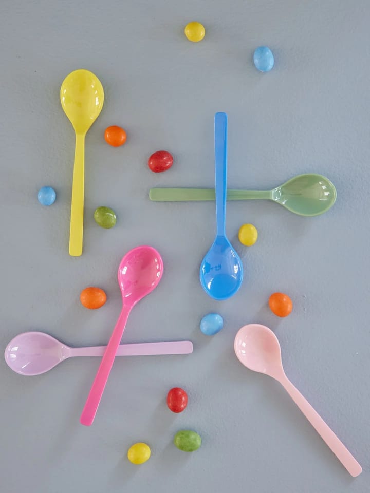 Set de 6 cucharillas Rice melamina, Multicolor RICE