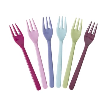 Set de 6 tenedores para pastel Rice melamina - Multi - RICE