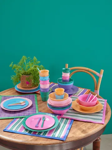 Set de platos Rice melamina Ø26 cm, 6-pack - La alegría de vivir - RICE