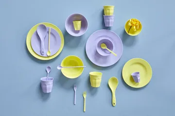 Set de platos Rice melamina Ø26 cm, 6-pack - Yippie yippie yeah - RICE