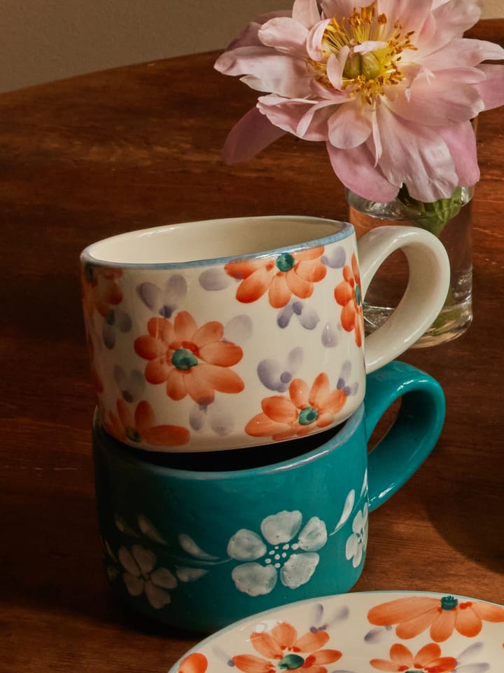 Taza de cerámica Rice 20 cl, Naranja RICE
