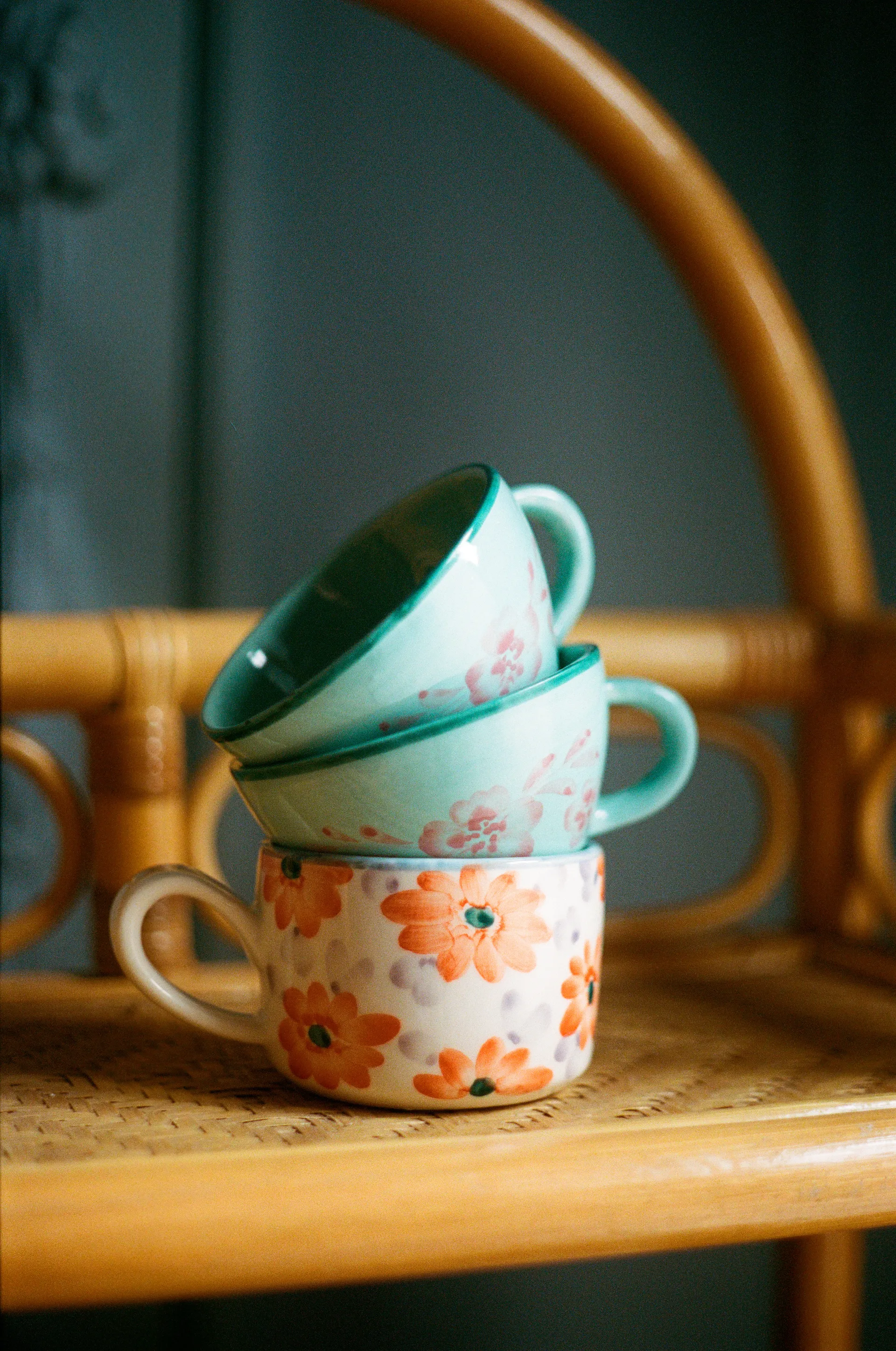 Taza de cerámica Rice 20 cl, Naranja RICE