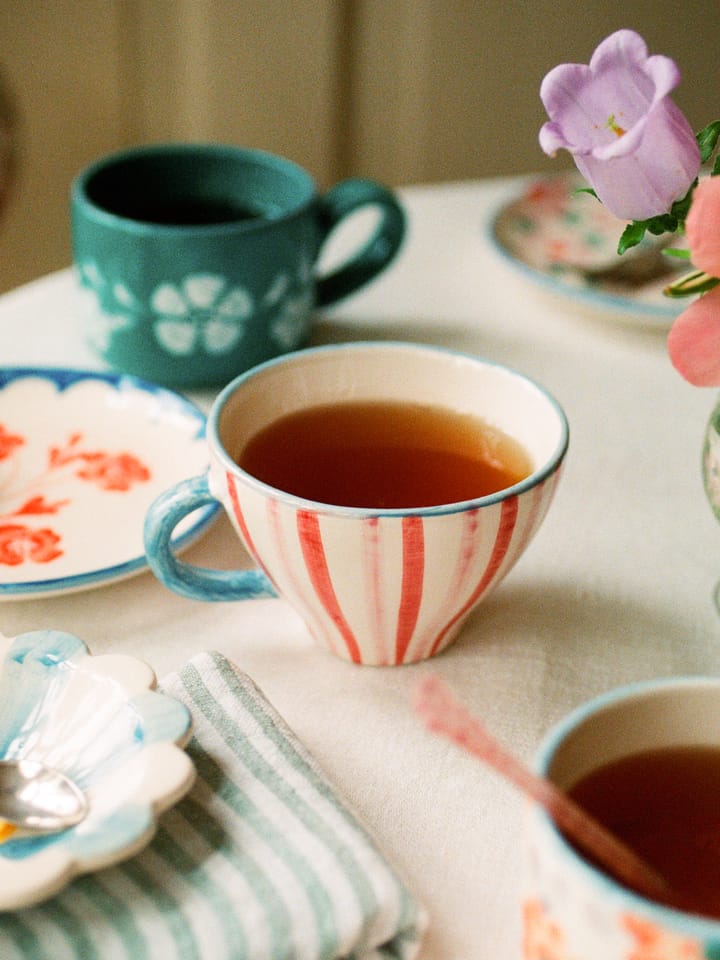 Taza de té de cerámica Rice, Stripes RICE