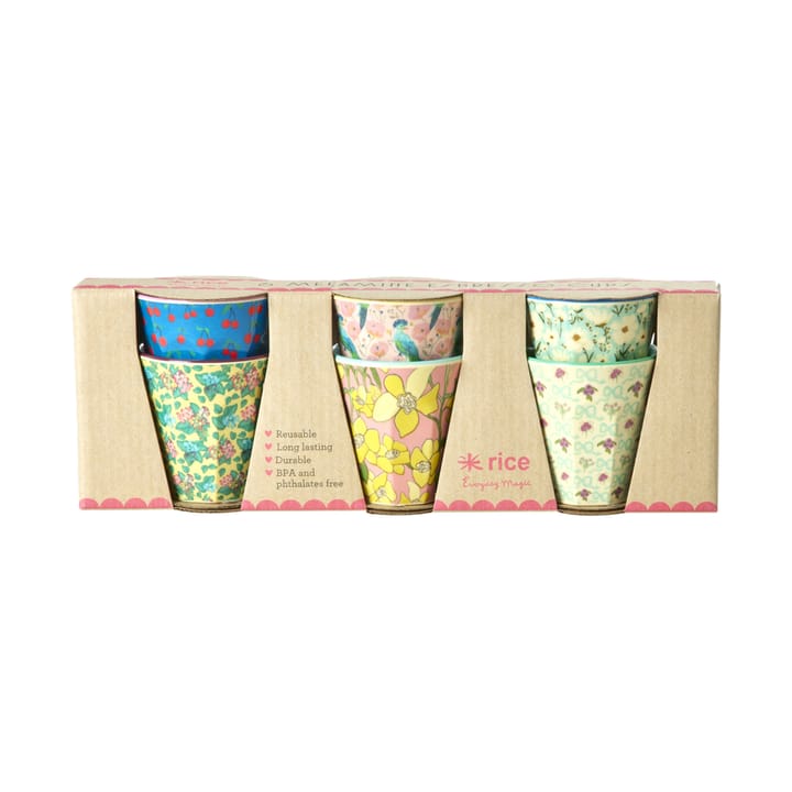 Taza espresso Rice melamina 8 cl, 6-pack - Show youre true colors - RICE
