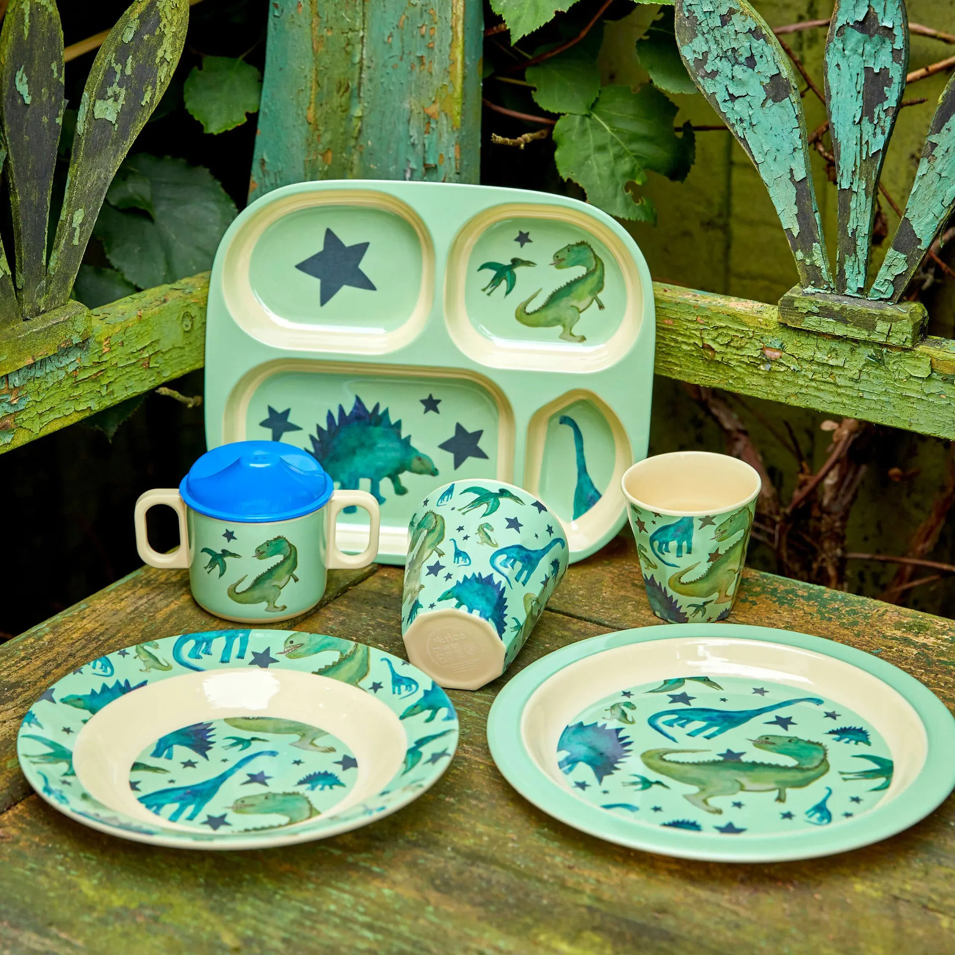 Taza infantil Rice melamina, Dinosaurs RICE