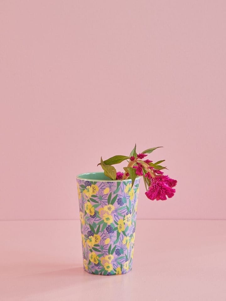 Taza melamina Rice alta, Fancy pansy RICE