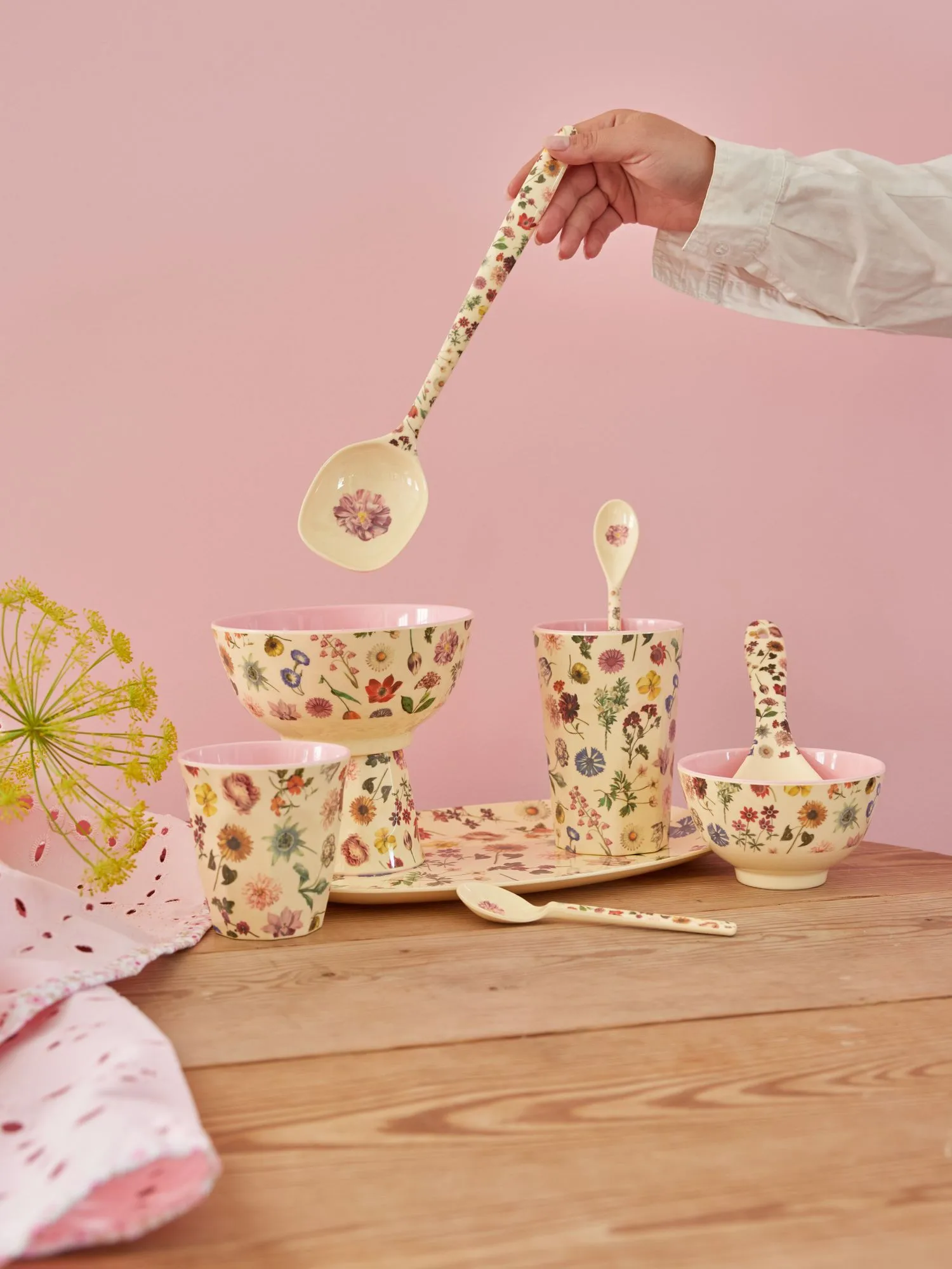 Taza melamina Rice mediana, El sueño de Flora RICE
