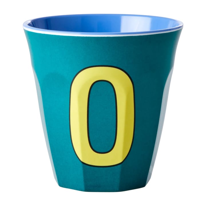 Taza melamina Rice mediana letra O 30 cl - Green - RICE