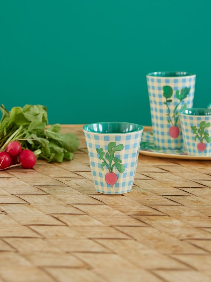 Taza melamina Rice mediana, Rábano picante RICE