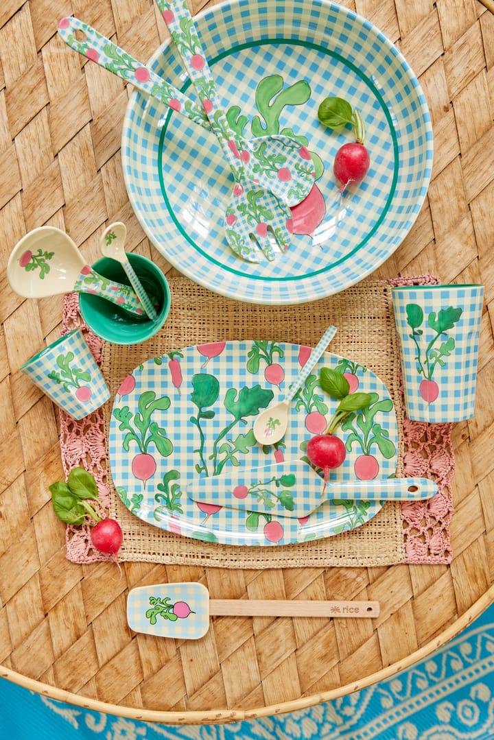Taza melamina Rice mediana, Rábano picante RICE