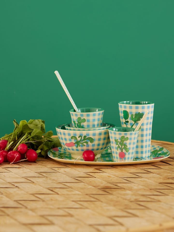 Taza melamina Rice mediana, Rábano picante RICE