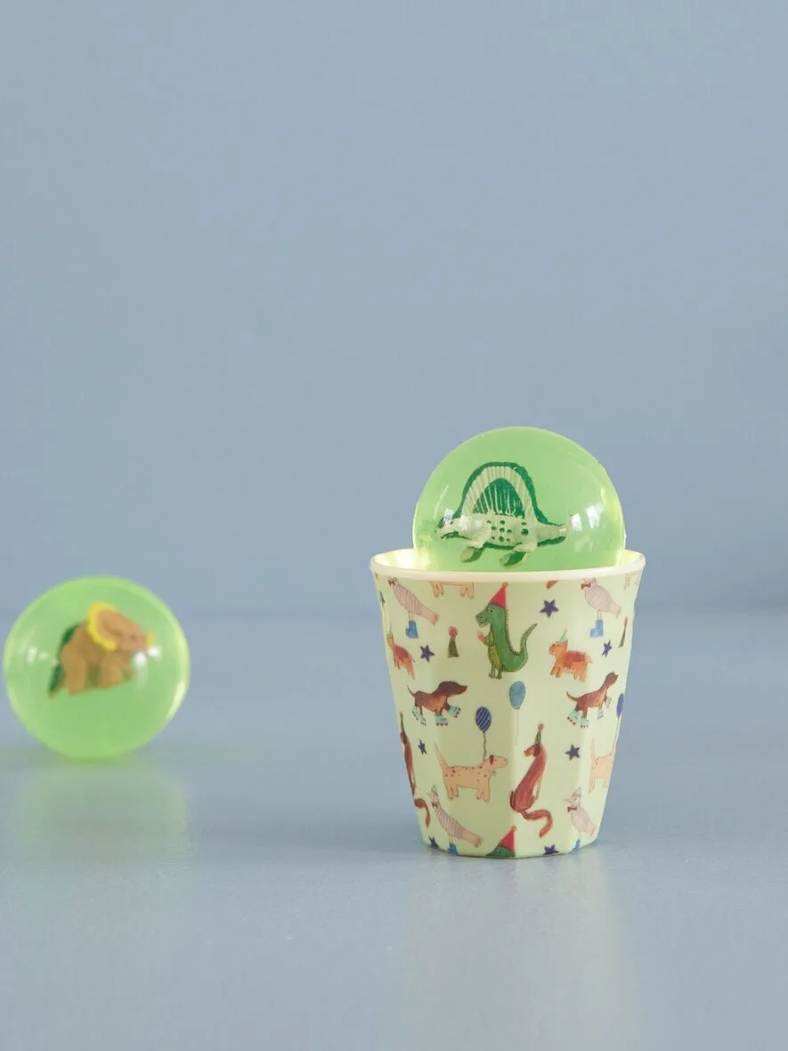 Taza melamina Rice small 20 cl, Animal print-green RICE