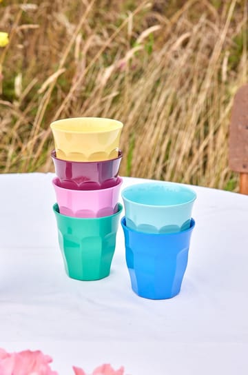 Tazas medianas Rice melamina, 6-pack - Show youre true colors - RICE