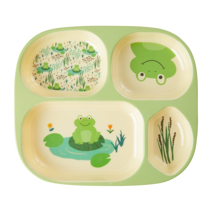 Vajilla infantil Rice 4 piezas - Frog - RICE