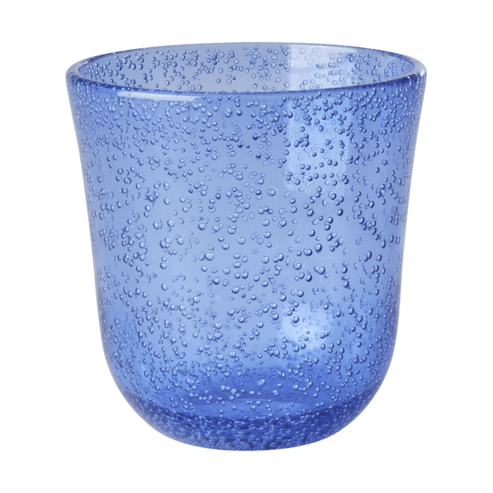Vaso diseño burbuja Rice acrílico 41 cl - Azul - RICE