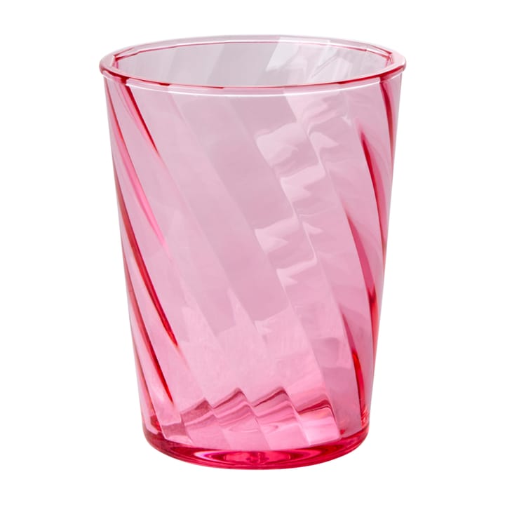 Vaso Rice Twisted Swirl acrílico 34 cl, Pink RICE