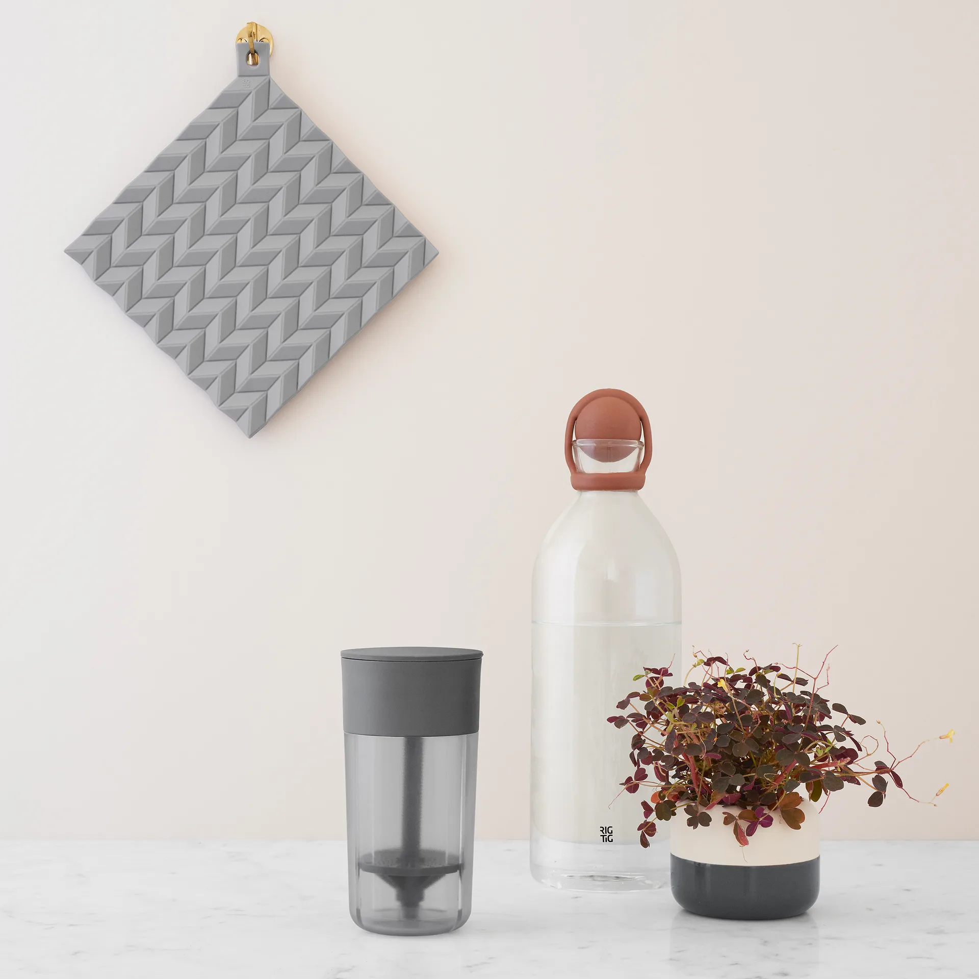 2 Agarradores HOLD-ON, gris RIG-TIG