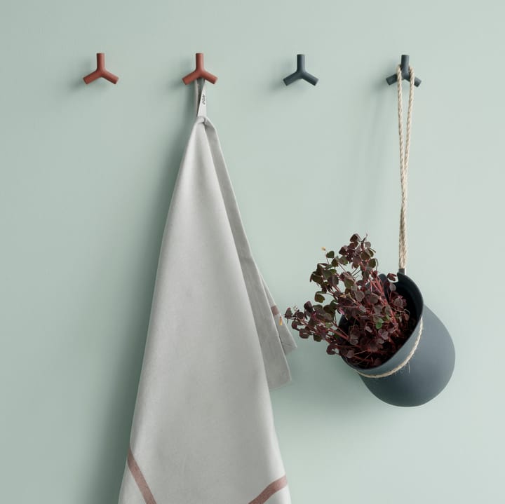 2 Colgadores HANG-IT, gris oscuro RIG-TIG