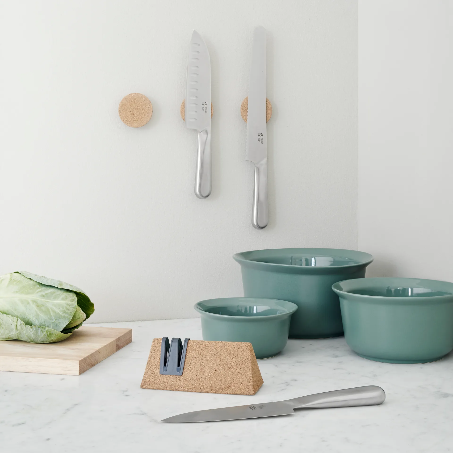 Afilador de cuchillos RIG-TIG SLIDE-IT, corcho RIG-TIG