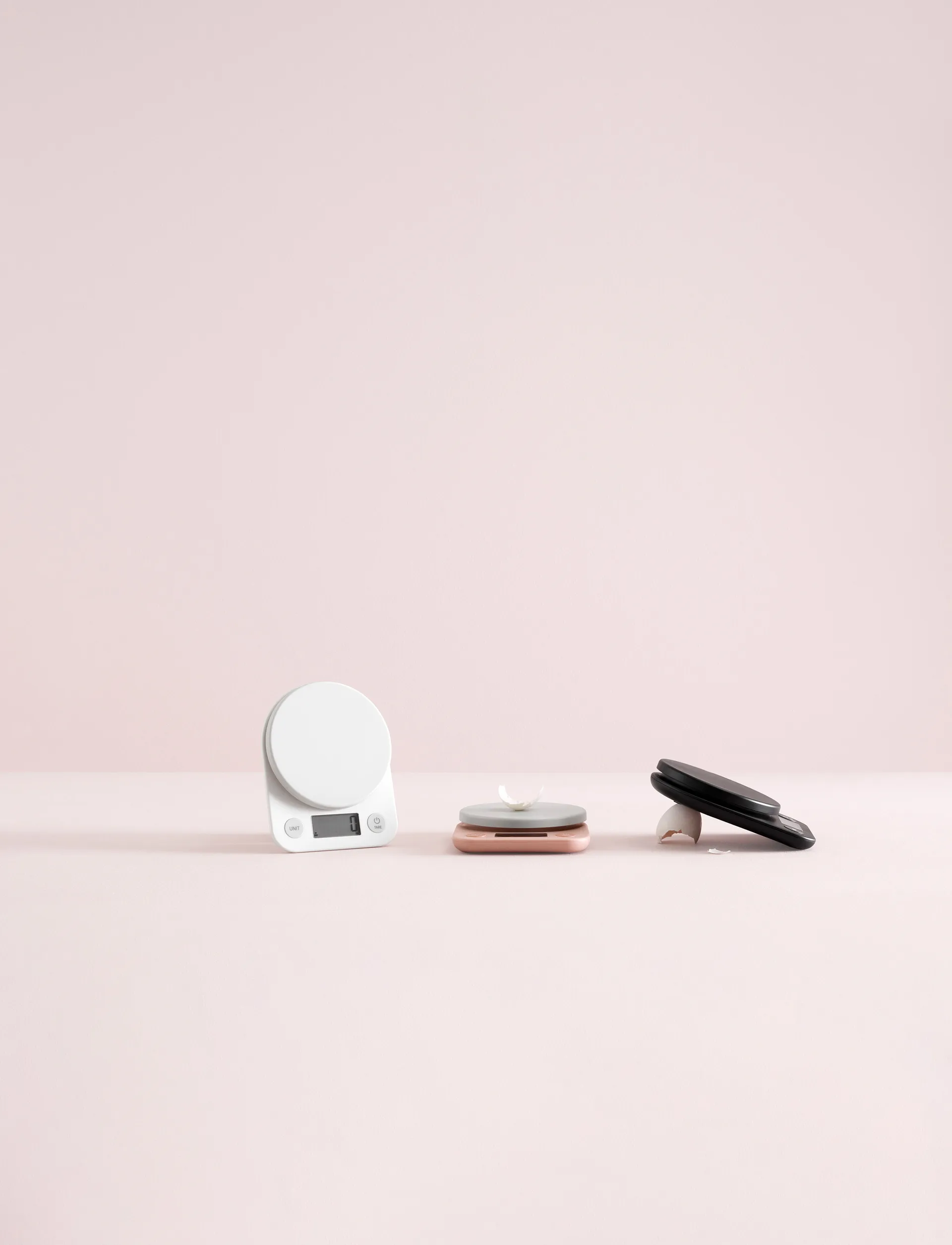 Báscula de cocina FOODIE, White RIG-TIG