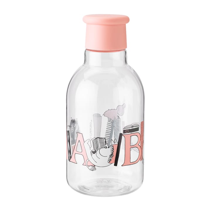 Botella de agua DRINK-IT Moomin ABC 0,5 L - Salmon - RIG-TIG