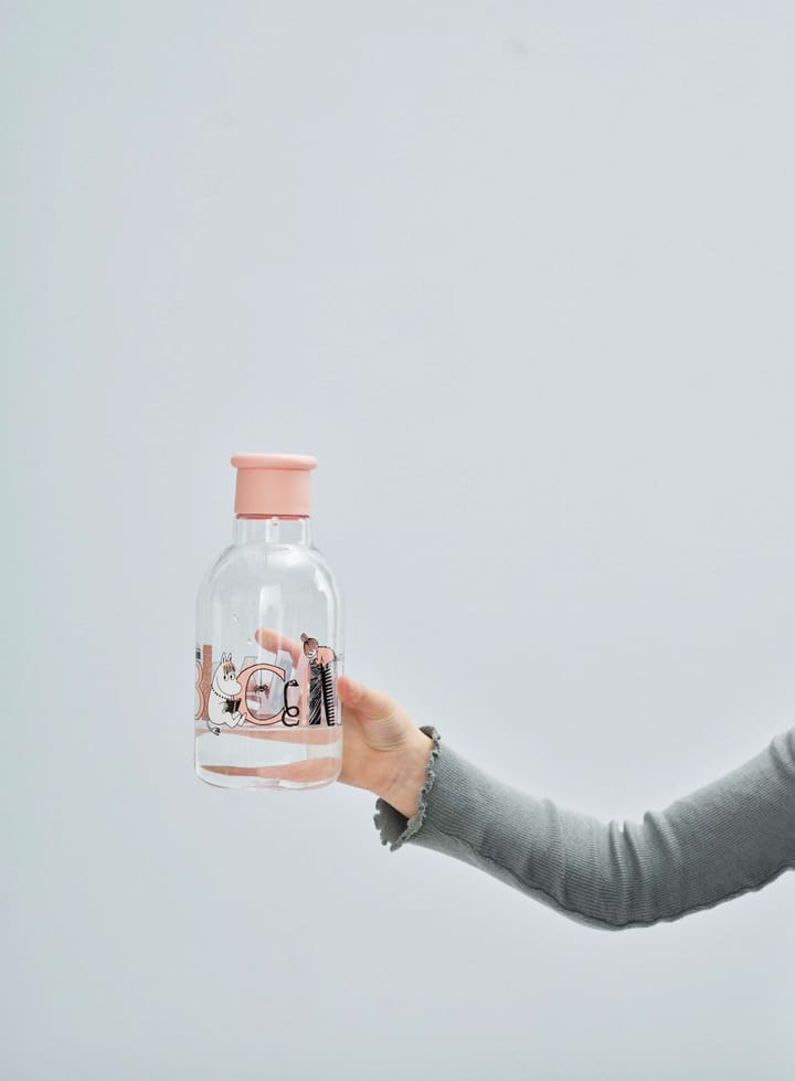Botella de agua DRINK-IT Moomin ABC 0,5 L, Salmon RIG-TIG