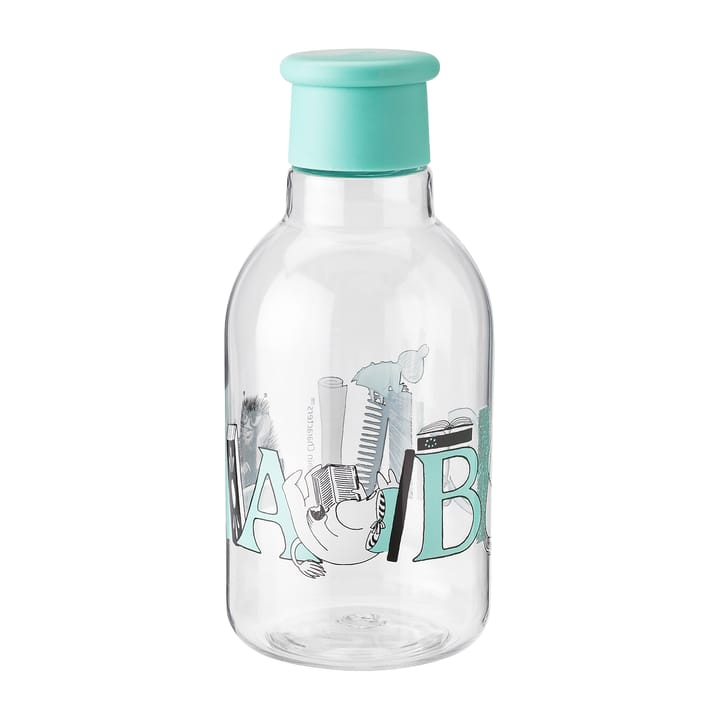 Botella de agua DRINK-IT Moomin ABC 0,5 L - Turqouise - RIG-TIG