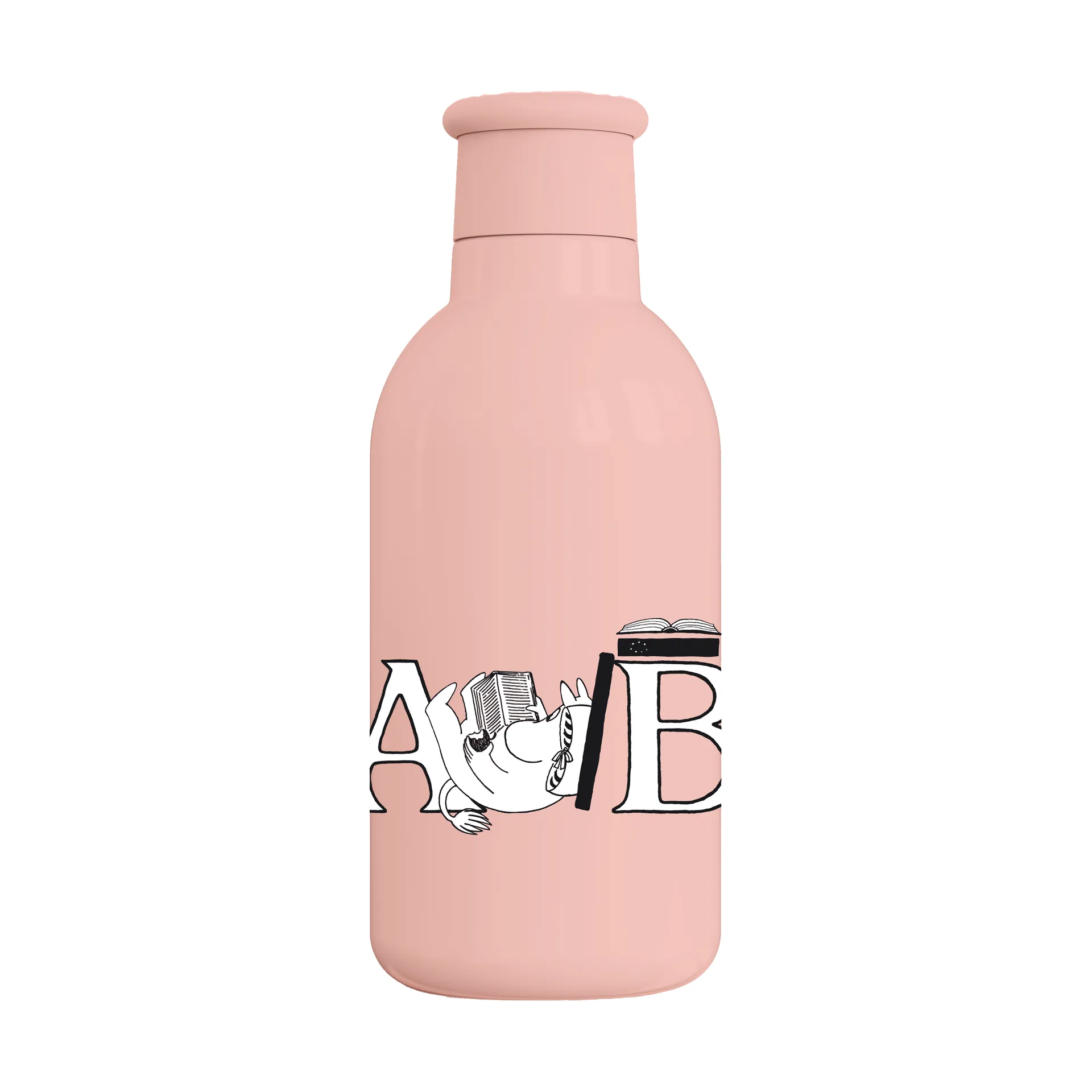 Botella termo Moomin ABC 0,5 L, Moomin salmon RIG-TIG