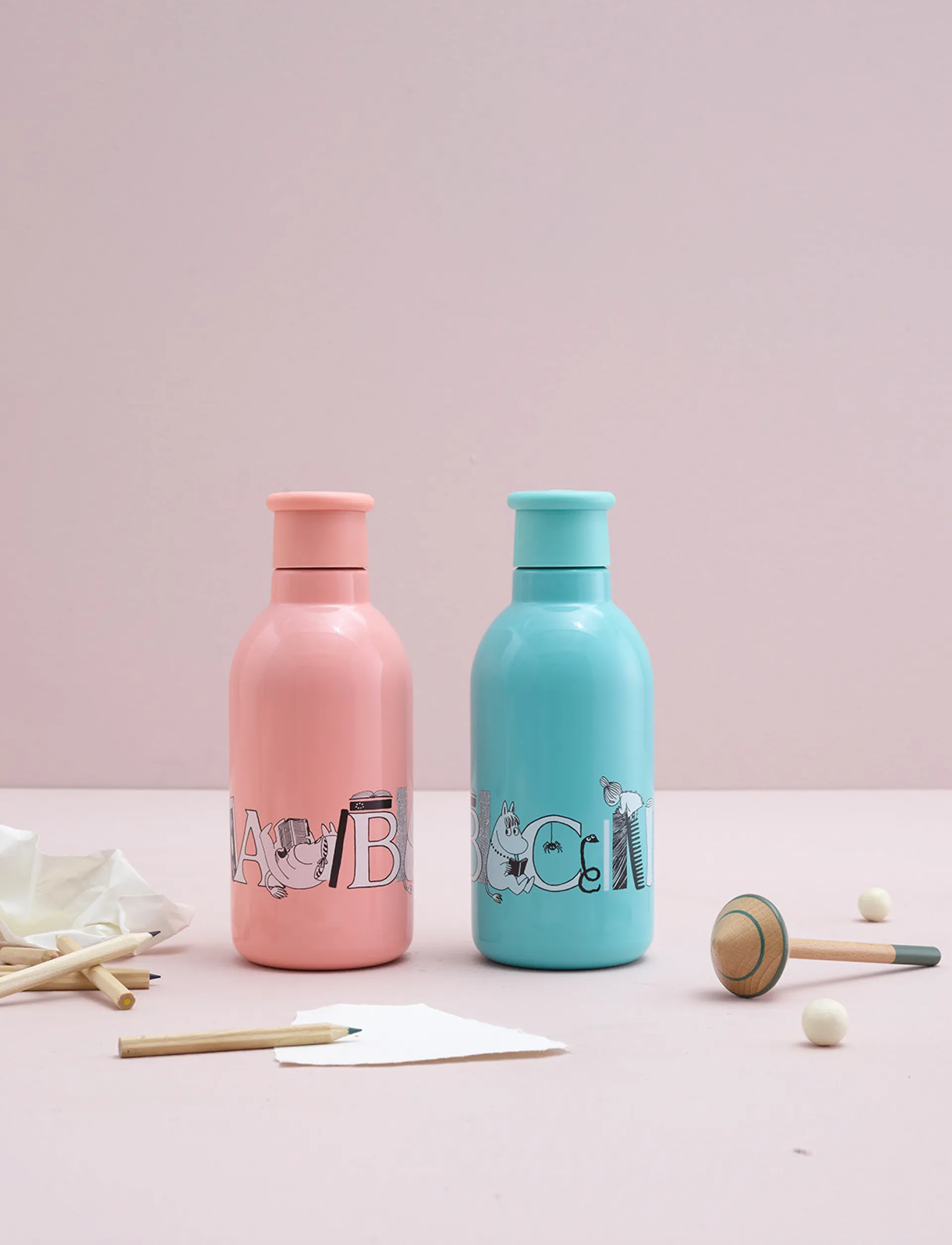 Botella termo Moomin ABC 0,5 L, Moomin turqouise RIG-TIG