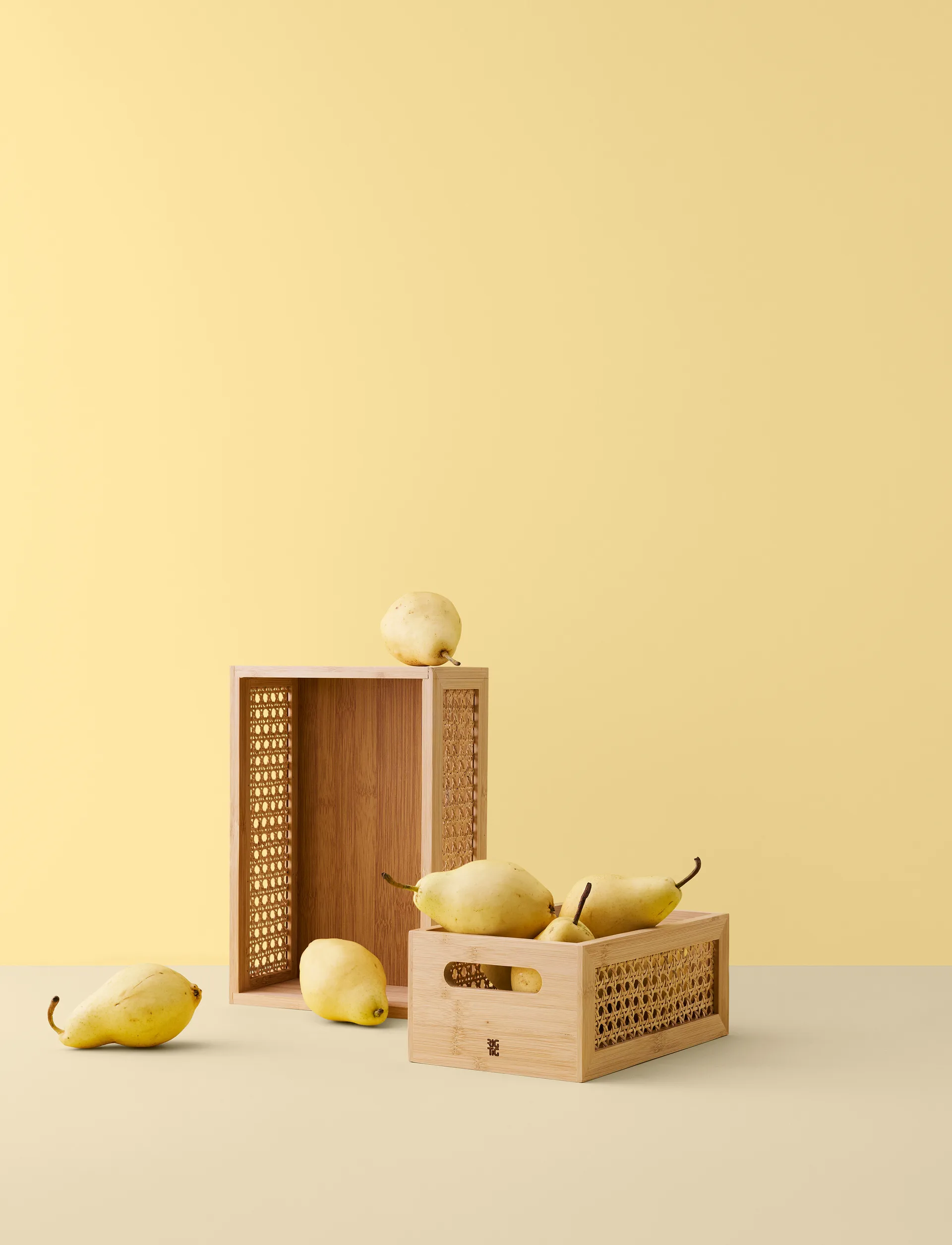 Caja de almacenamiento Bamboo box 15x25 cm, Bambú RIG-TIG
