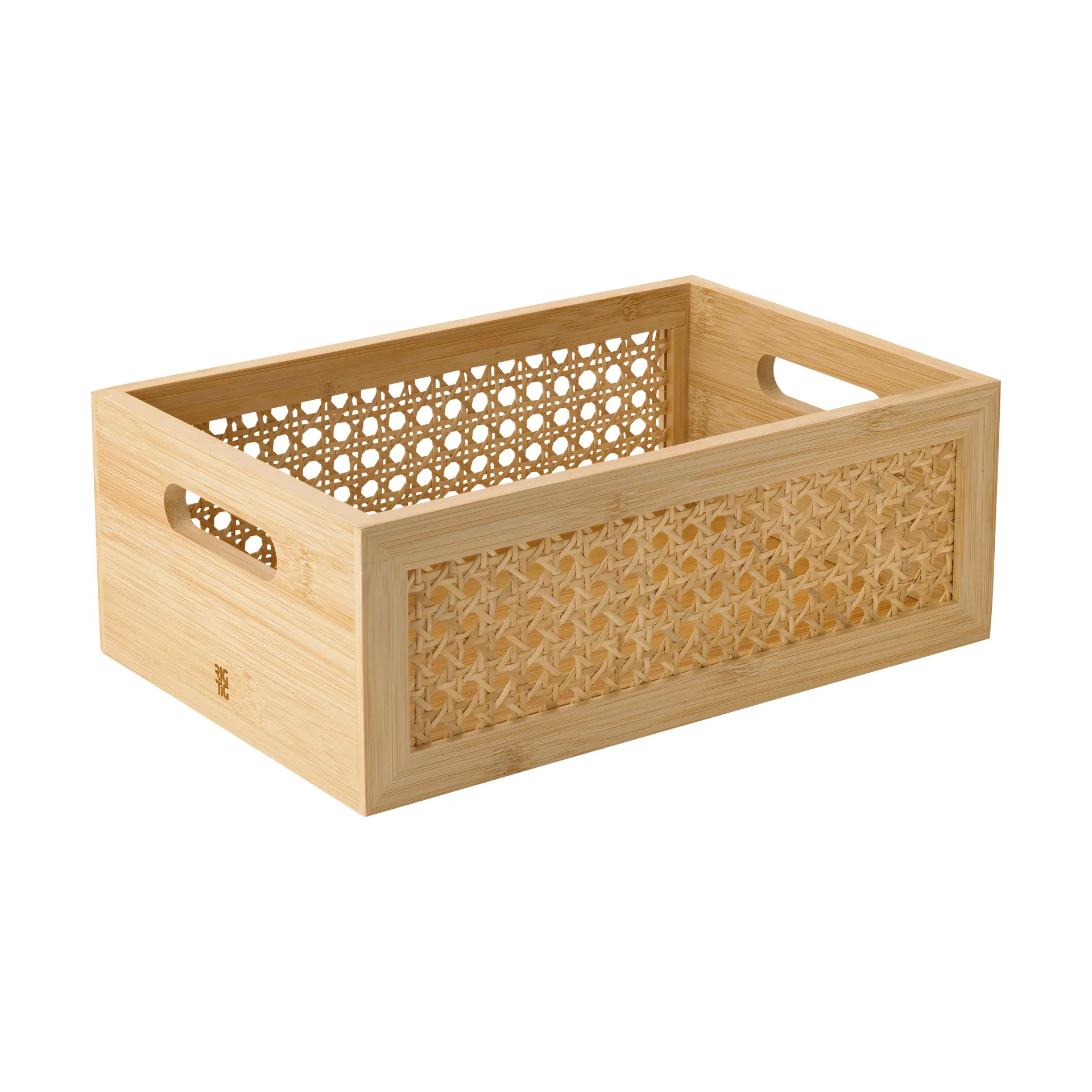 Caja de almacenamiento Bamboo box 20x30 cm, Bambú RIG-TIG