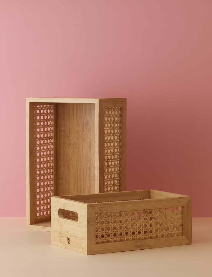 Caja de almacenamiento Bamboo box 20x30 cm, Bambú RIG-TIG