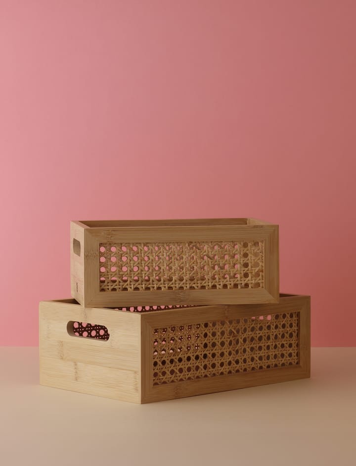 Caja de almacenamiento Bamboo box 20x30 cm, Bambú RIG-TIG