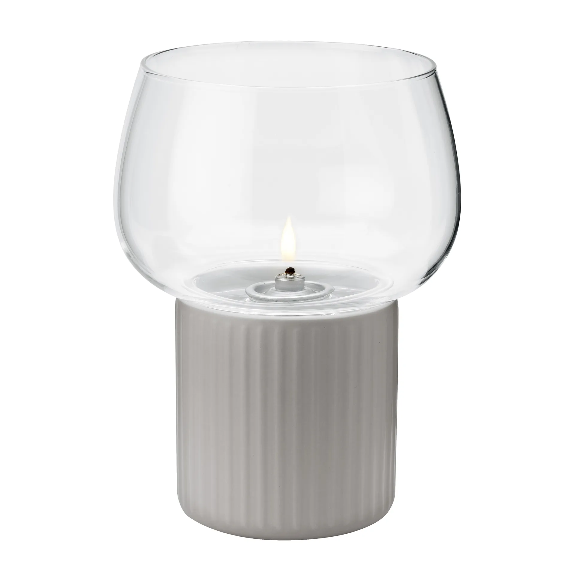 Lámpara de aceite HYGGE hurricane 16 cm, Grey RIG-TIG
