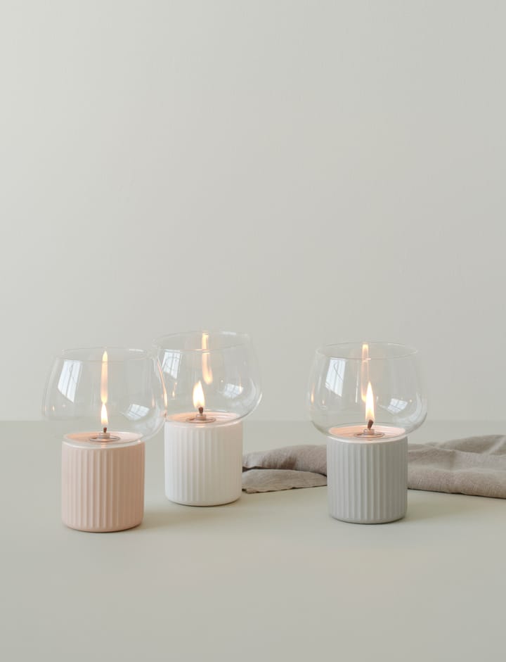 Lámpara de aceite HYGGE hurricane 16 cm, Grey RIG-TIG