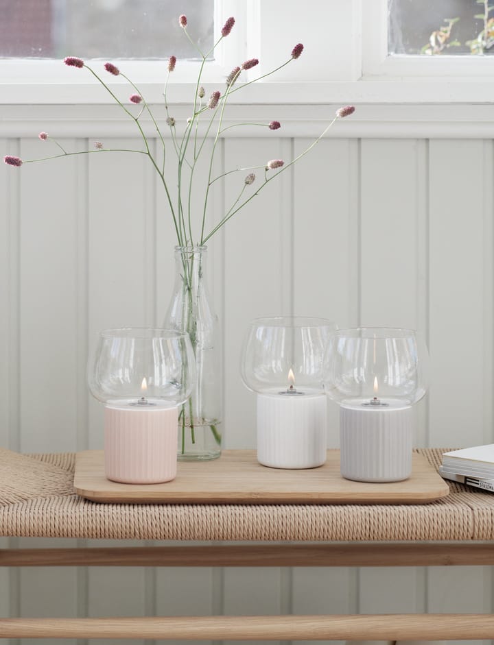 Lámpara de aceite HYGGE hurricane 16 cm, White RIG-TIG