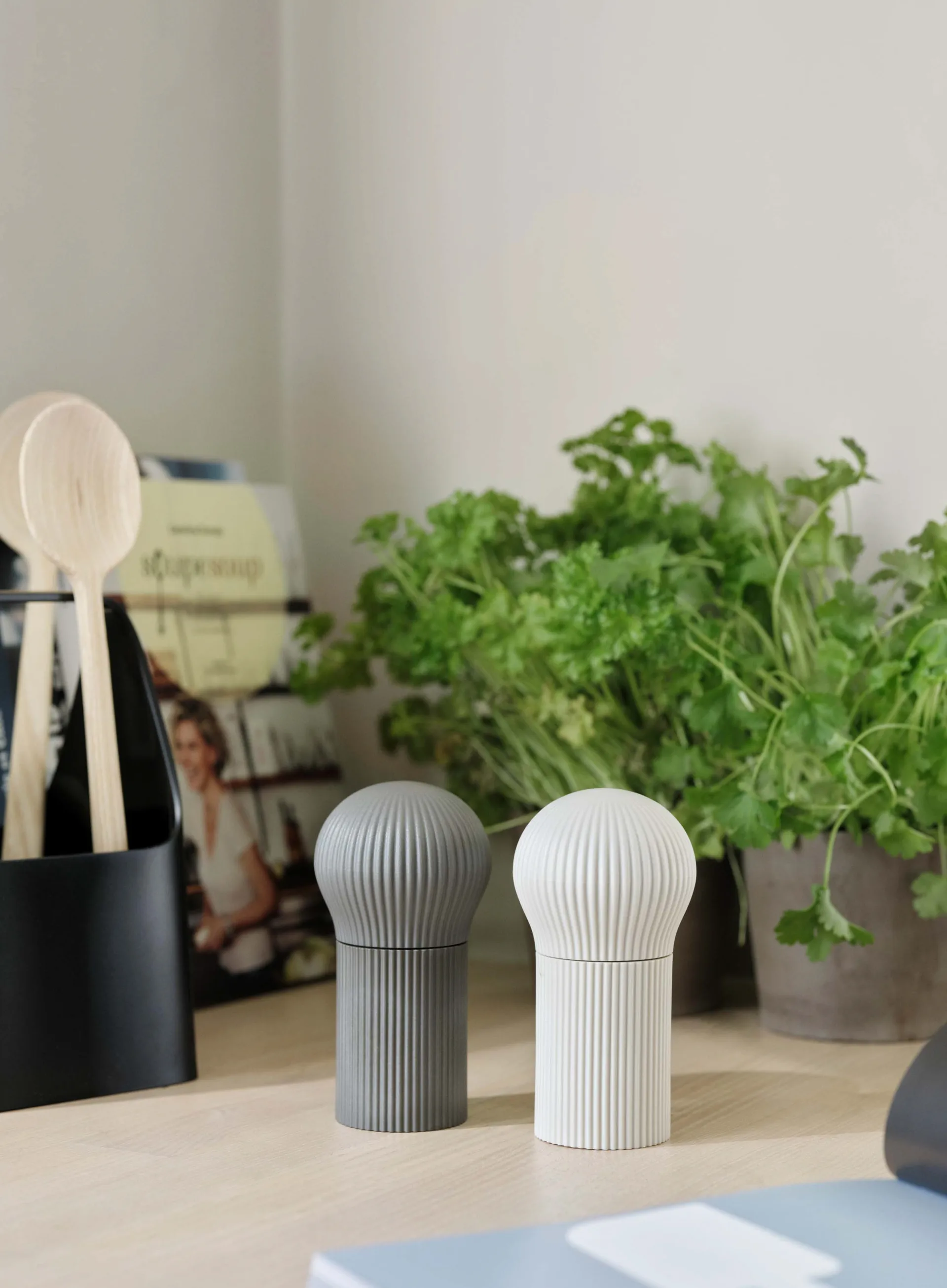 Molinillo de sal o pimienta CHEFFY 12,5 cm, Chalk RIG-TIG