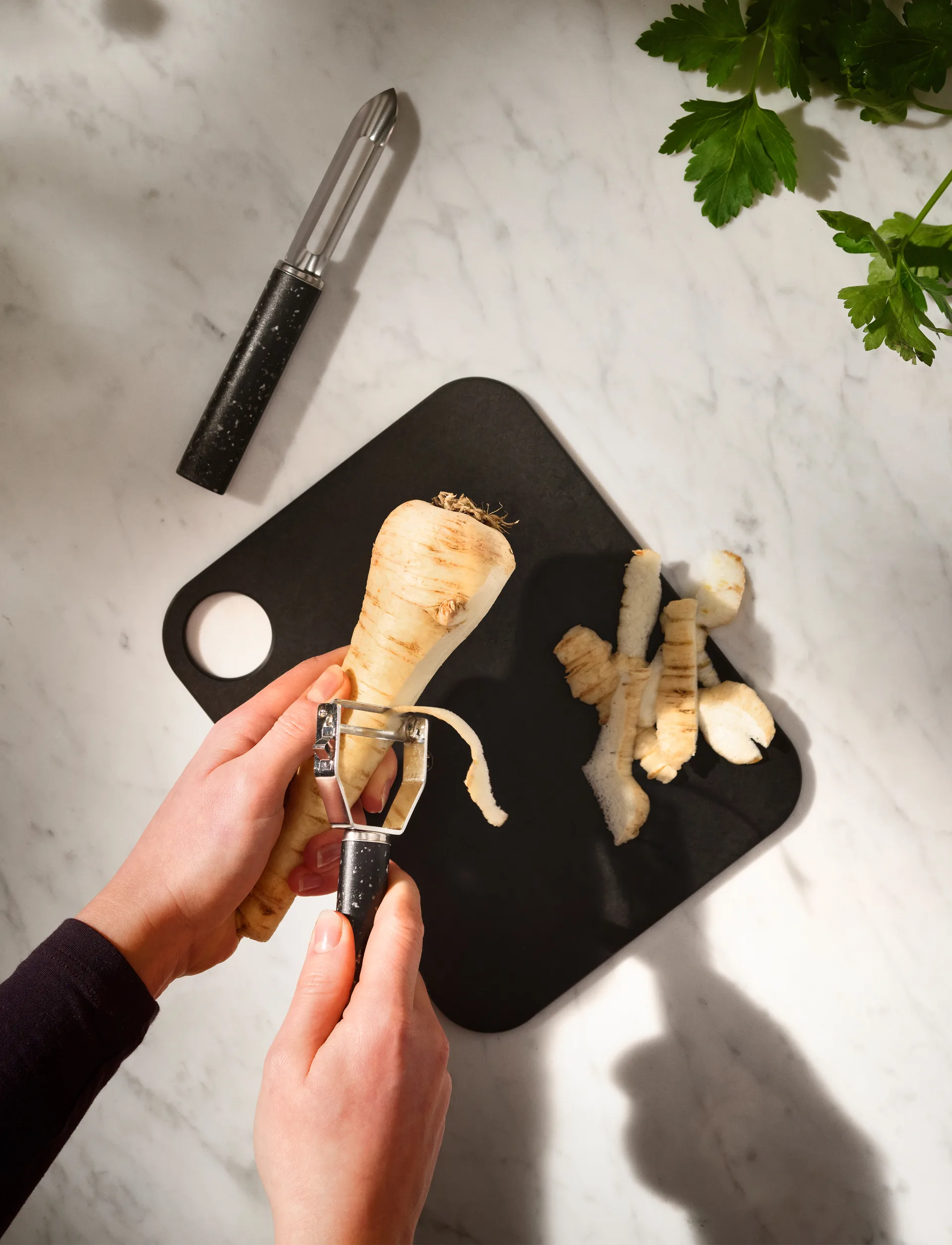 Pelador universal Y REDO 14,7 cm, Black RIG-TIG