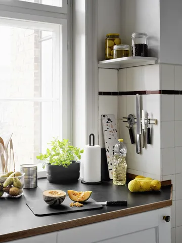 Portarrollos de papel de cocina SPIN-IT  - Negro - RIG-TIG