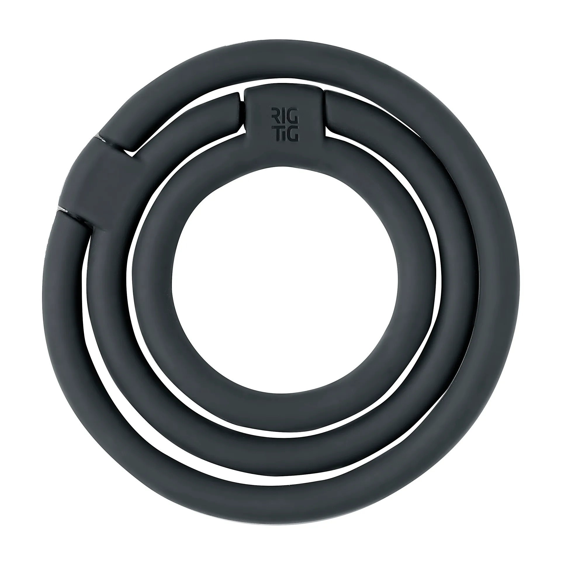Salvamanteles CIRCLES Ø13 cm, negro RIG-TIG