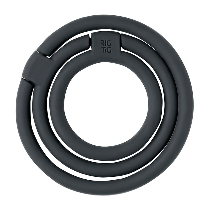 Salvamanteles CIRCLES Ø13 cm - negro - RIG-TIG