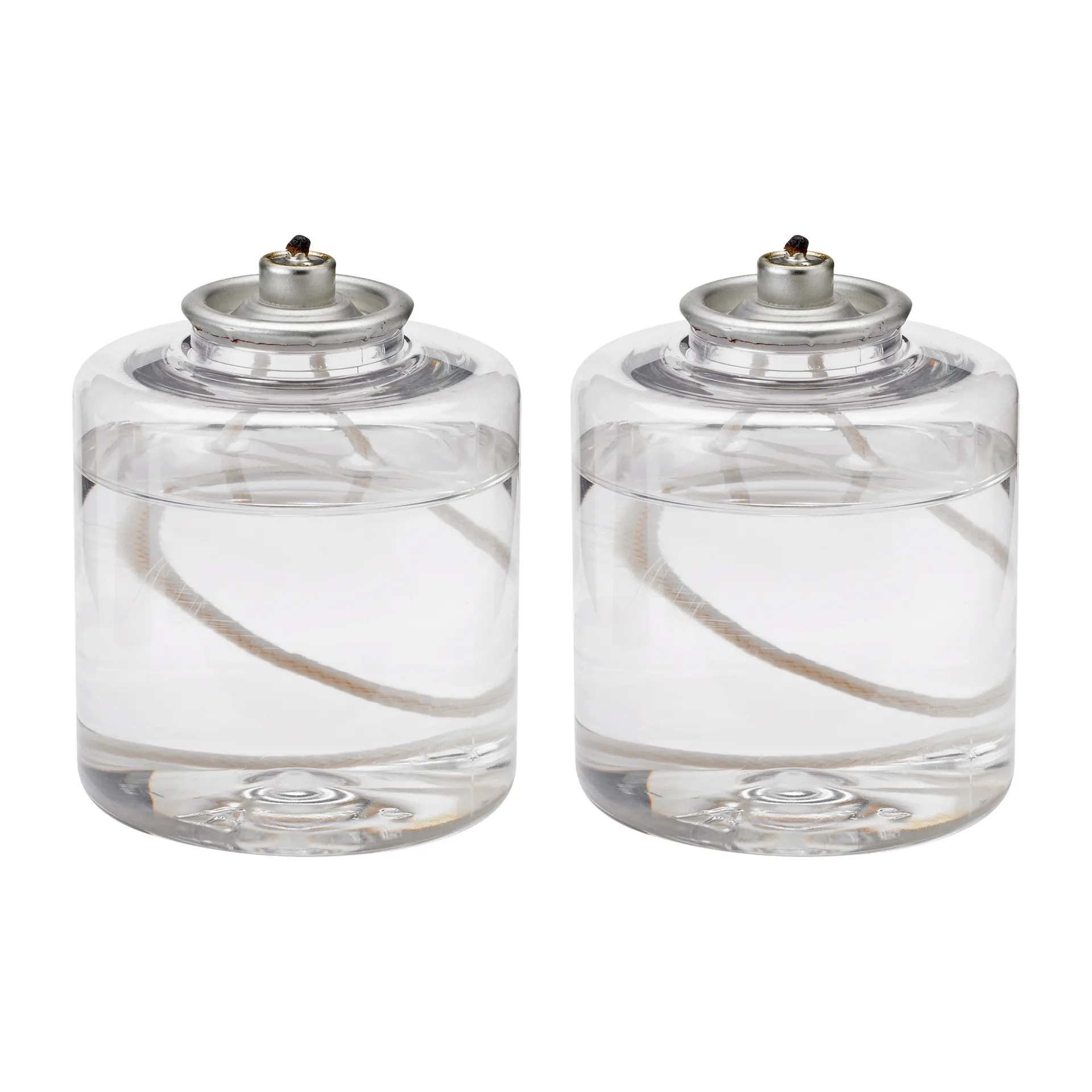 Set de 2 velas de aceite vegetal RIG-TIG, Clear RIG-TIG