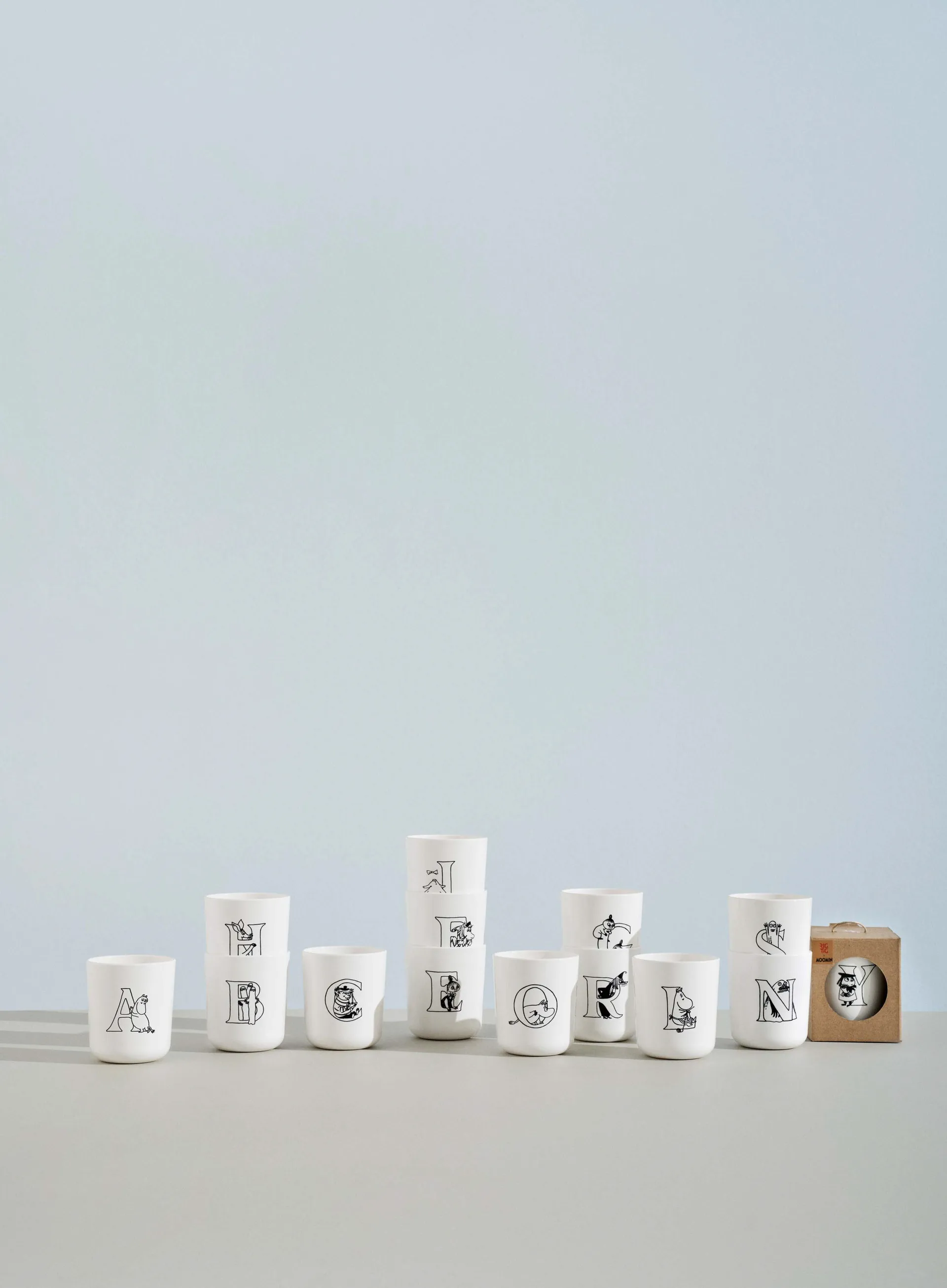 Taza Moomin ABC 20 cl, U RIG-TIG