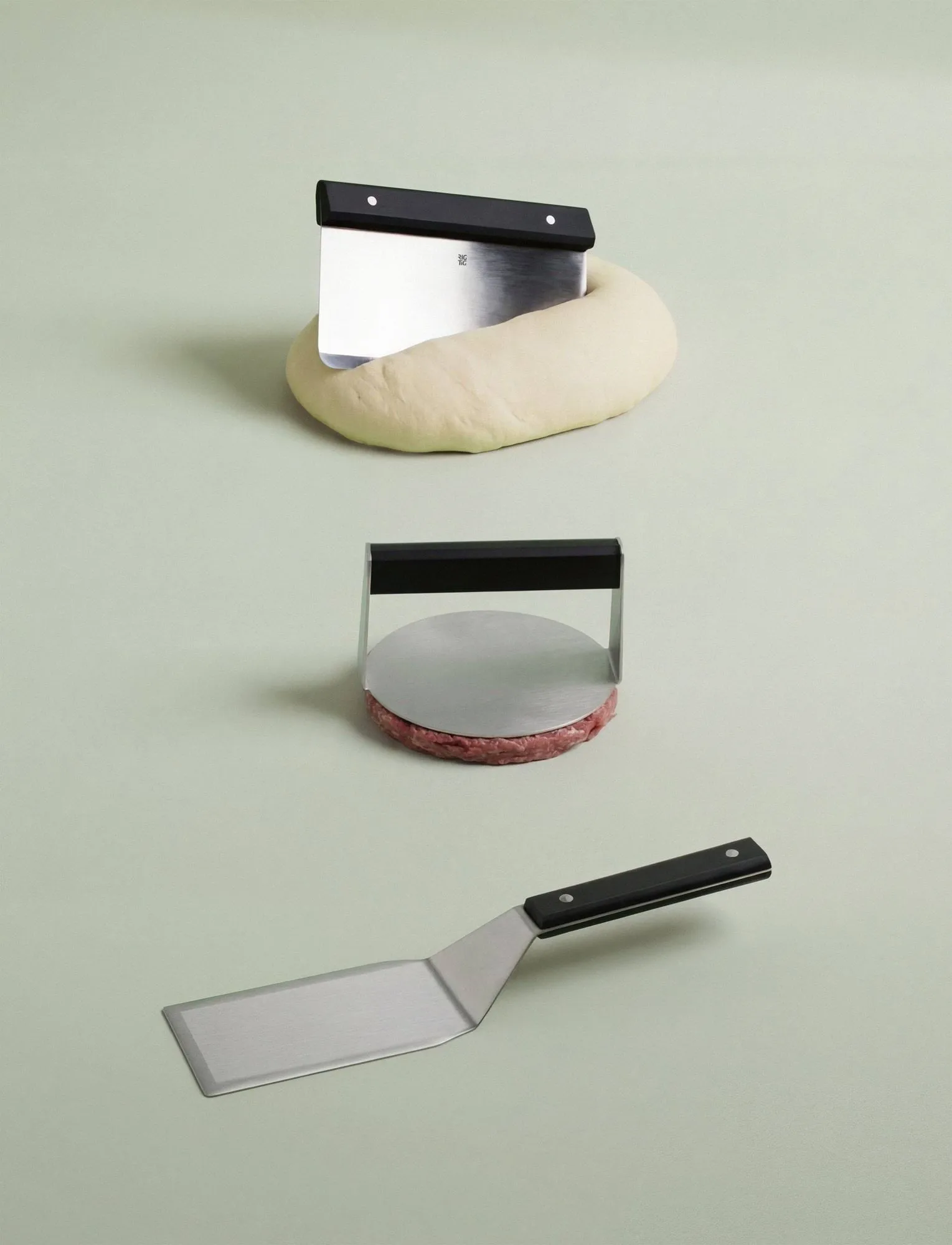 TOOL IT espátula de cocina, Negro, 28,5 cm RIG-TIG