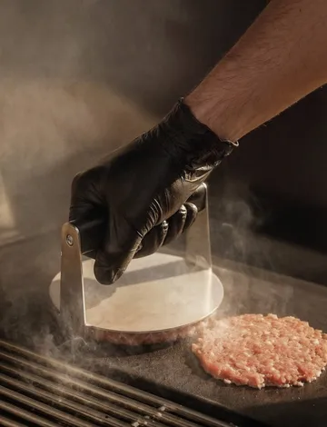 TOOL IT prensa para hamburguesas - Negro, Ø13,9 cm - RIG-TIG