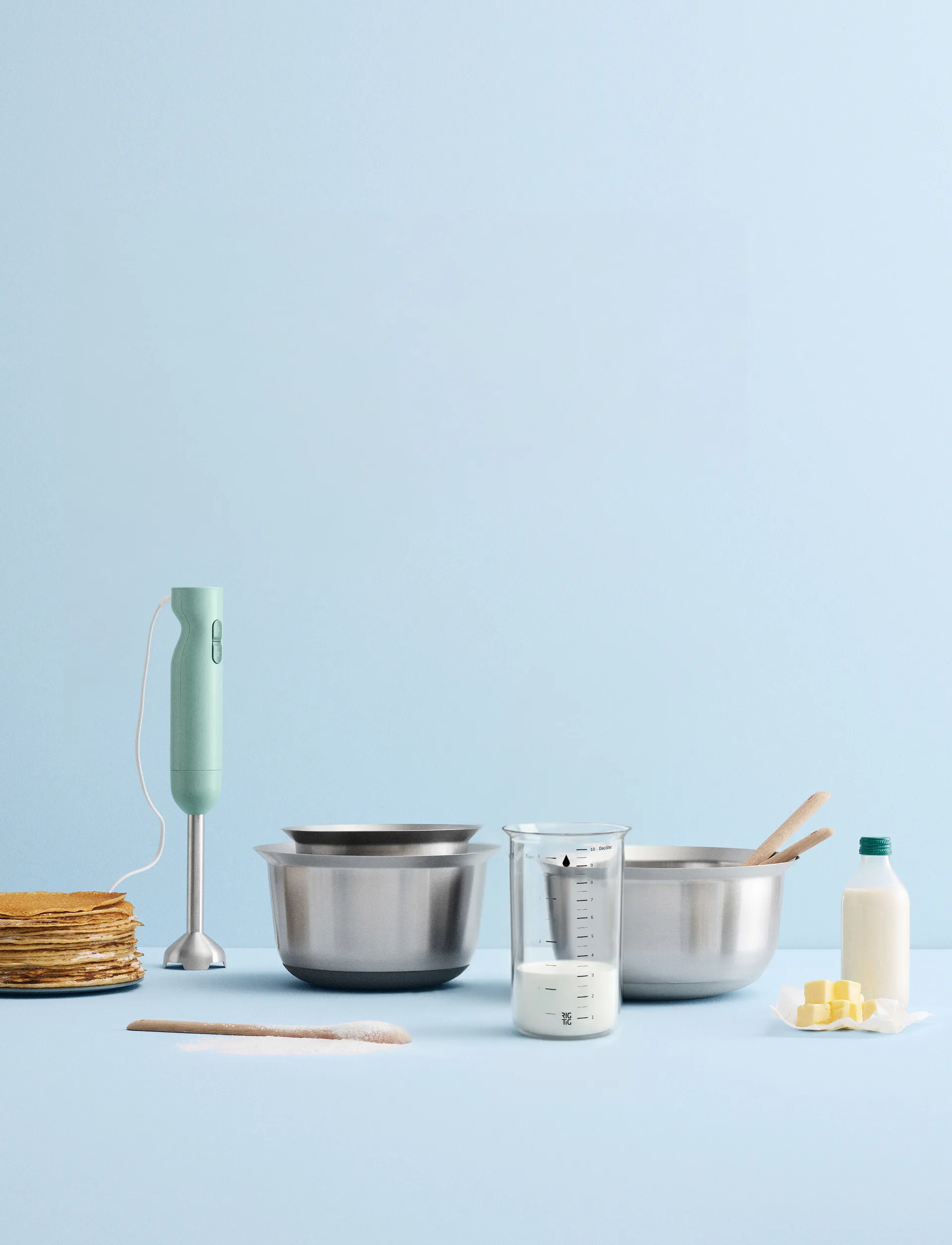 Vaso medidor MIX-IT, Transparente, 1 L RIG-TIG