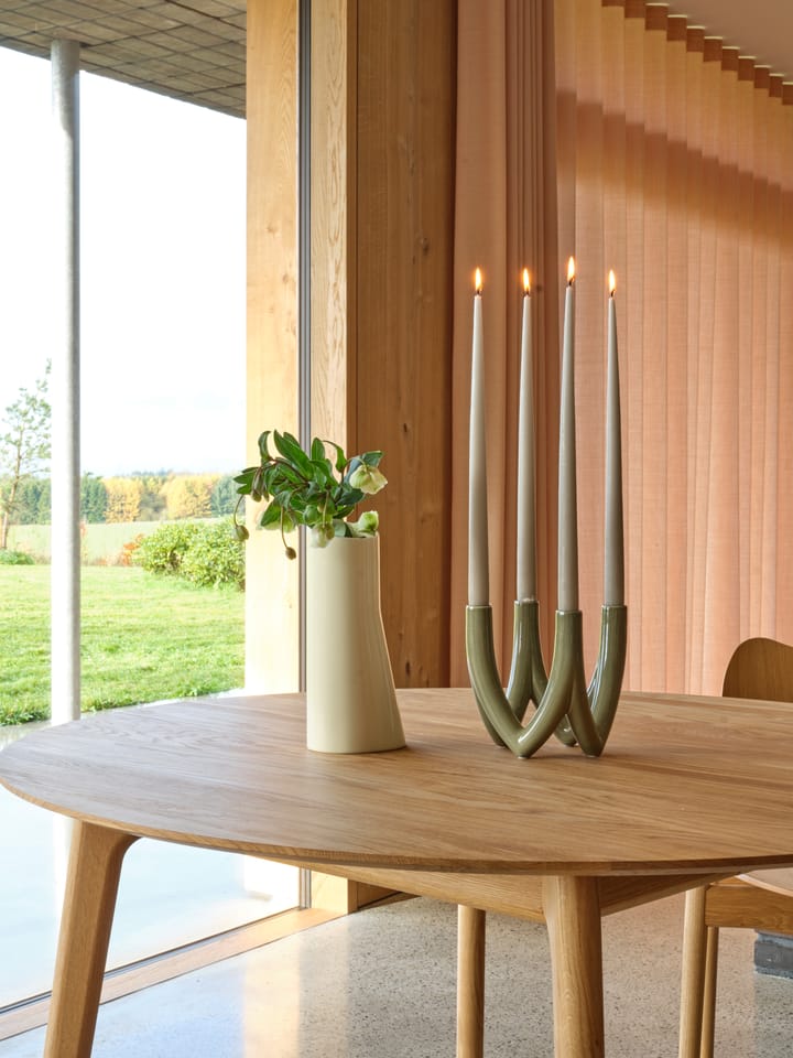 Candelabro Chandelier no. 56, Olive green Ro Collection