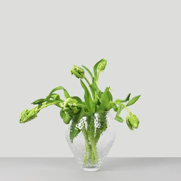 Jarrón de vidrio Crushed medium - Clear - Ro Collection